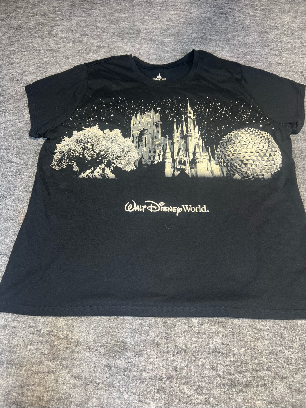 DISNEY size 3X T-shirt glitter short sleeve